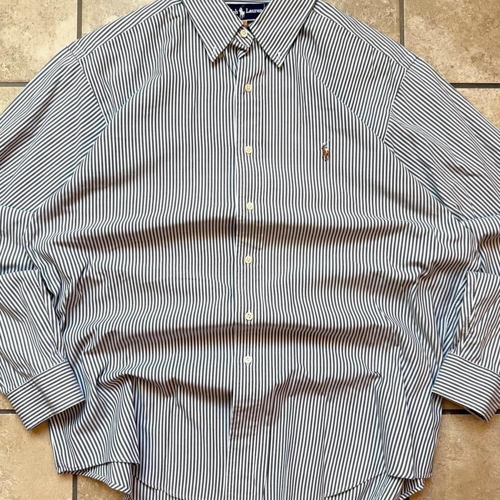 Polo by Ralph Lauren Classic Fit Long Sleeve Dress Shirt - Size L (16 35)
